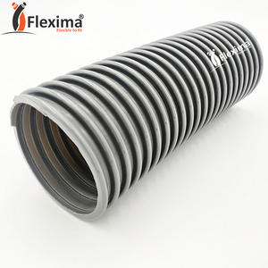 Manguera de conducto corrugada gris de PVC flexible de peso ligero certificada Flexima ISO 9001/9002 0,75 pulgadas 12 pulgadas para fines de vacío de agua - Product Image 5