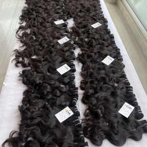 Double Drawn Raw Hair Weave, Brazilian Raw Virgin Cuticle Aligned Hair Bundles,Cambodian Virgin Human Hair Extensions - Product Image 1