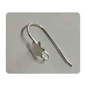 Hypoallergenic 925 Sterling Silver Earring Hooks Fish Earwire with Coil And Ball For Jewelry Making Bulk Supply FROM INDIAN SELLER AND SUPPLIER