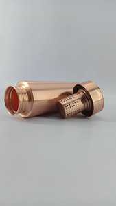 Hottest Selling Customized Eco-Friendly Copper <b>Water</b> <b>Bottle</b> with Classic Style Custom Logo & Shape Options - Product Image 2