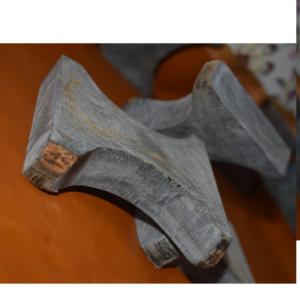 บัฟฟาโลฮอร์นดาบจับขนาดจับสีน้ำตาลควายฮอร์นดาบจับกับธรรมชาติขัดด้วยขนาดสินค้าสำหรับขาย - Product Image 2