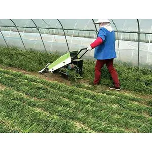 leek harvester small size light weight electric drive quiet pollution free electric motors control cutter leek transmission