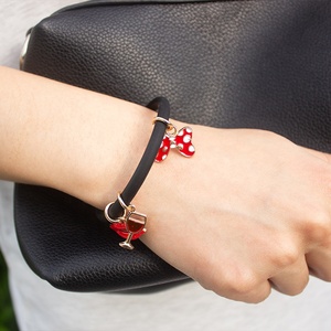 सिलिकॉन कंगन दौर Stackable कंगन आरामदायक लचीला बैंड के साथ लटकन - Product Image 5