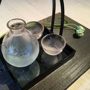 Cristalería de calidad superior para vino de arroz fabricada en Japón HO-3000 Hanahonoka Juego de tres piezas de recipiente para beber - Product Image 3