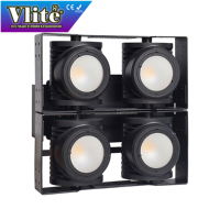 Projecteur LED COB à quatre yeux 100W IP65 étanche blanc, faisceau de 60 degrés pour festivals en extérieur et équipements de tournée