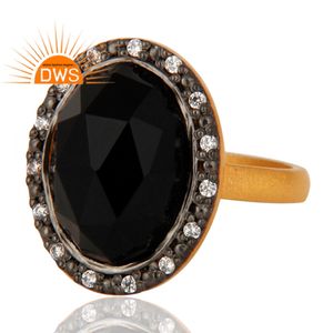 Anillo de cóctel Unisex, venta al por mayor de joyería de piedras preciosas, para fiesta, chapado en oro de 18k, proveedor de joyería de plata 925 - Product Image 2