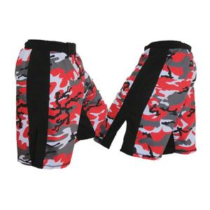 กางเกงขาสั้นสีขาวและสีเขียว Camo MMA กางเกงต่อสู้ Mma การต่อสู้กางเกงขาสั้นการต่อสู้กรงสั้นต่อสู้การต่อสู้มวย - Product Image 1