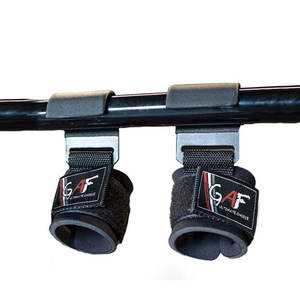 GAF Gym Heavy Duty Weight Lifting Hooks Power Lifting Hooks Fitness Wrist <b>Holder</b> <b>Rod</b> Gym Heavy Duty Hook - Product Image 5