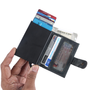Cartera de Cuero de Grano Completo de Alta Calidad con Bloqueo RFID para Hombre, Diseño Delgado y Duradero, Suministro Disponible en Todo el Mundo - Product Image 4