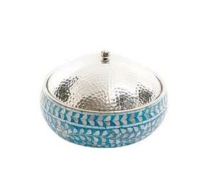 Nuevo Juego de Tazones de Madera de Acacia con Incrustaciones de Madreperla, Estilo Árabe Vintage, Regalo para Ramadán, Eid, Bodas, para Servir Postres y Almacenar Alimentos - Product Image 3