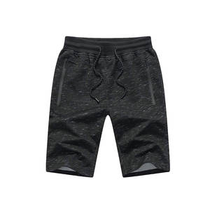 Summer Sports Running Solid Casual Digital Printing Polyester/Cotton Waterproof Breathable Sweat Shorts for Men - Product Image 1