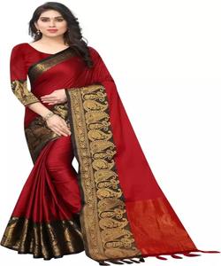 Soie douce Nouveau Designer Banarasi Saree Multi Couleur Nouvelle Arrivée Sari avec Chemisier Non Cousu Lavage en Machine Nettoyage à Sec ApparelGarment - Product Image 5