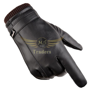 New men wholesale outdoor leather <b>gloves</b> adult fashion warm leather <b>gloves</b> - Product Image 4
