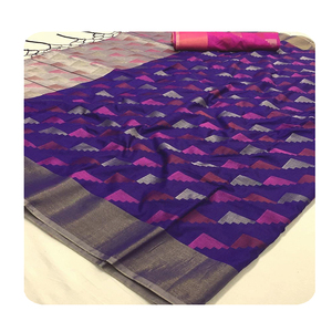 OEM fornire Sari <span class=keywords><strong>da</strong></span> <span class=keywords><strong>donna</strong></span> in morbida seta di cotone etnico Sari per adulti per occasioni speciali per matrimoni <span class=keywords><strong>abbigliamento</strong></span> indiano pakistano - Product Image 1