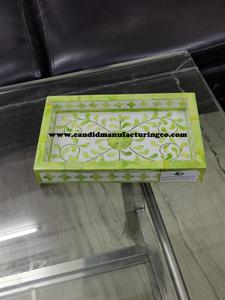 New Arrival Bone-Inlay Kitchen Tray Handmade Rectangle Shape in <b>Mother</b> of Pearl Color for Hotels Restaurants and Eid Serving - Product Image 5