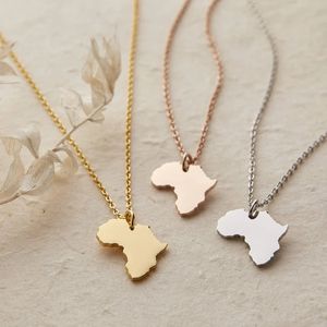 Collana personalizzata con mappa del paese del <span class=keywords><strong>Bangladesh</strong></span> collana in acciaio inossidabile di alta qualità collana con ciondolo placcato oro 18 carati per donna - Product Image 2