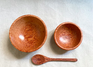 Bol de salle à manger en noix de coco rustique fait à la main écologique naturel décor à la maison de haute qualité Vietnam fait petite boîte d'occasion de Pâques emballée - Product Image 6