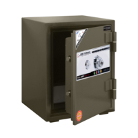 Coffre-fort élégant et sécurisé EN-56C en acier inoxydable, étanche et antivol, avec serrure électrique intelligente à code, pour rangement de fonds