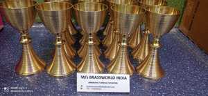 Hecho a mano de latón cáliz Iglesia suministros Brassworld India - Product Image 3