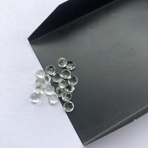 5mm naturel vert améthyste à facettes ronde calibrée pierre précieuse en vrac pierre semi-précieuse pour bijoux réglage collier pendentif anneau - Product Image 2