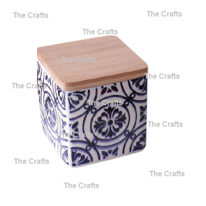 Boîte de récipient en bois de trois tailles différentes pour le stockage de cuisine et le conteneur d'organisation à des prix bon marché - Product Image 4