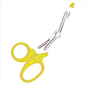 กรรไกรตัดแผล,กรรไกรอเนกประสงค์มีด้ามจับพลาสติกสีส้ม - Product Image 3