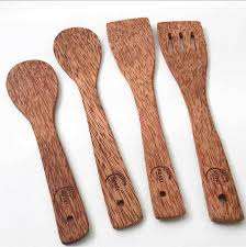 Hot Deal Ensemble d'ustensiles de cuisine en bois de coco comprenant une fourchette cuillère spatules vaisselle de cuisine du Vietnam - Product Image 3