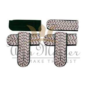 Win Master Ind - Pliegues de Hombro Ceremoniales (EPAULETTES) - Material de Seda/Metálico - MUESTRA GRATUITA para Oficiales Ceremoniales de Pakistán - Product Image 6