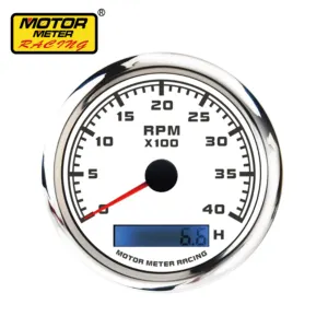 85 mm 4000 U/min elektrischer Tachometer 12 V 24 V mit Digital-Stundenmesser