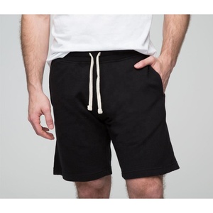 2024 Customized Men's Summer <b>Waterproof</b> Breathable 100% Cotton Eco-Friendly Sweat Shorts Mid Casual Style Solid Decoration XS - Product Image 6