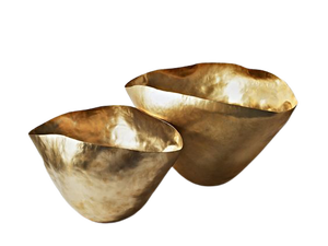 Ensemble de 6 bols à fruits secs en laiton couleur or, de qualité supérieure, forme ronde, pour servir des fruits et des en-cas, pour usage domestique - Product Image 3