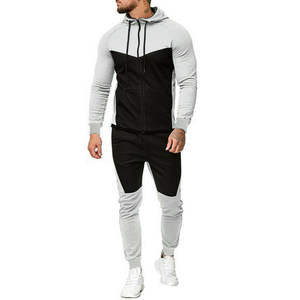 New Fashion Design Autumn Men's 2 Pcs Tracksuits Long Sleeve Sports Casual Wear Suits Stylish Customized Running Jogging Suits - Product Image 3