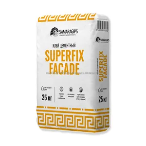 Superfix facade. Good quality weatherproof cement glue for installation works on the facade, manufacturer FCA prices per 1ton