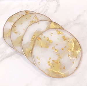 Unique Epoxy Resin <b>White</b> <b>coaster</b> for Home & Restaurants Use Resin <b>Coasters</b> for Coffee Tea Drink for Party Ware Use - Product Image 5