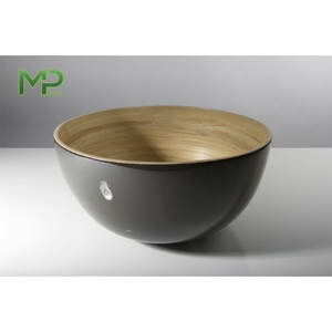 Wholesale Eco-Friendly Customized Technique Vintage Style Salad <b>Bamboo</b> <b>Bowl</b> MP Decor Vietnam's Natural Living Collection for - Product Image 6