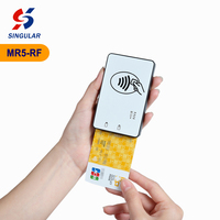 Lecteurs de cartes de contrôle d'accès USB Android MR5SE BT 4.0 LE avec décodeurs NFC pour solutions de point de vente (PDV) et adaptateur SIM ISO14443 Type A