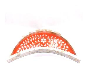 Plateau en bois d'acacia avec incrustation de nacre, artisanat de qualité personnalisable, certifié EPCH, cadeaux de Ramadan et de l'Aïd, service de nacre - Product Image 1