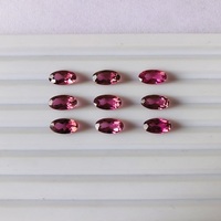 Pierre précieuse naturelle de tourmaline rose de qualité AAA, certifiée IGI, taille ovale facettée, 10 carats, 3-6 mm, brésilienne, avec traitement thermique