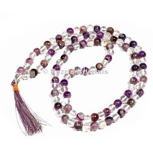 Cristal con amatista, Jap Mala - Product Image 1
