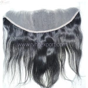 100% naturel non transformé vierge indien Remy extension de cheveux dentelle frontale vendeur de cheveux avec vague Style matière première tissage de cheveux - Product Image 4