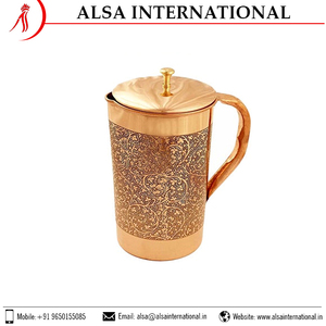 Fabricante OEM 100% Jarra de agua de cobre Venta más caliente Utensilios de cobre Fabricante de confianza de la India - Product Image 6