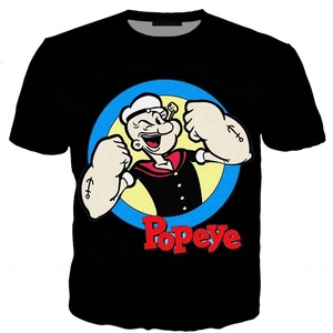 Áo Phông In Hình Popeye Thủy Thủ Chuyển Hình 3D Hoạt Hình Áo Phông In Hình Hoạt Hình Kỹ Thuật Số Tùy Chỉnh - Product Image 5