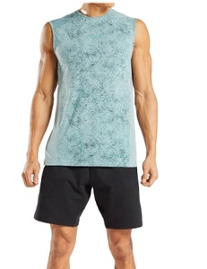 เสื้อกล้ามโพลีเอสเตอร์น้ำหนักเบาทรงสลิมฟิตสำหรับใส่ไปยิมและเพาะกายของผู้ชายขายส่ง - Product Image 2