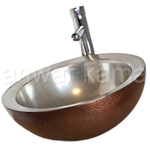 อ่างล้างมือทองแดงสำหรับโรงแรม - Product Image 2