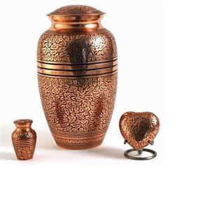 Urnes de crémation blanches pour adultes pour cendres humaines pour niche Columbarium Urnes blanches pour enterrement Services funéraires Urnes en aluminium en laiton 220 - Product Image 6