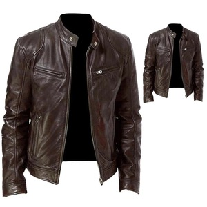 Hot Sale Fashionable Genuine Leather Jacket Custom Long Slim Fit Design Leather Jackets Foe <b>Boys</b> Wholesale Design - Product Image 6