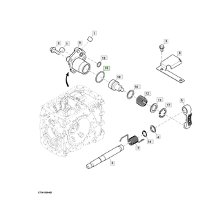 High Quality <b>O</b>-<b>Ring</b> L29419 for John Deere Tractor Durable <b>Rubber</b> Seal Replacement Part for Hydraulic and Engine Systems - Product Image 3