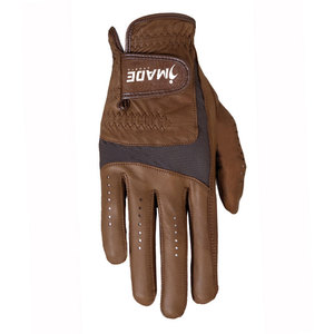 Guantes de Golf de Piel de Oveja Transpirables y Cómodos de Color Marrón para Mano Izquierda, Unisex, con Absorción de Humedad - Product Image 4