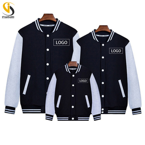 Chaqueta de Béisbol Personalizada de Manga Larga para Hombre, 100% Lana, Ecológica, Resistente al Viento, para Invierno - Product Image 4