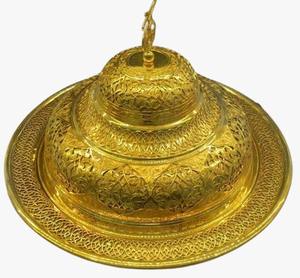 Olla Caliente Árabe de Metal de Alta Calidad, Cacerola de Lujo Hecha a Mano de la Mejor Calidad, Forma Redonda, para Mantener la Comida Caliente en la Mesa de la Cocina - Product Image 2